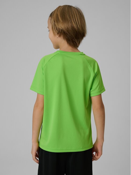 4F 4F T-shirt 4FJRSS26TFTSM2391-45S Verde Regular Fit