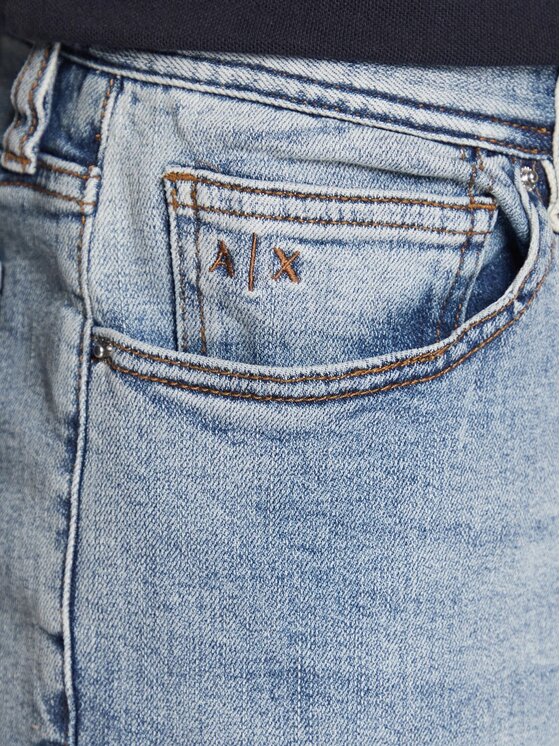 Armani Exchange Armani Exchange Jeansy 6LZJ14 Z3VKZ Niebieski Skinny Fit
