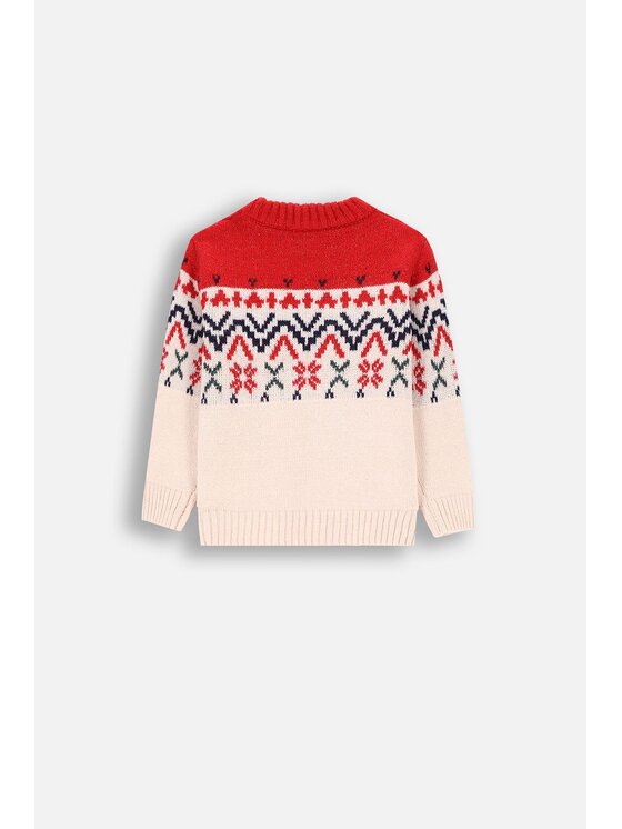Coccodrillo Coccodrillo Sweter ZC4172101EBB-022 Kolorowy Regular Fit