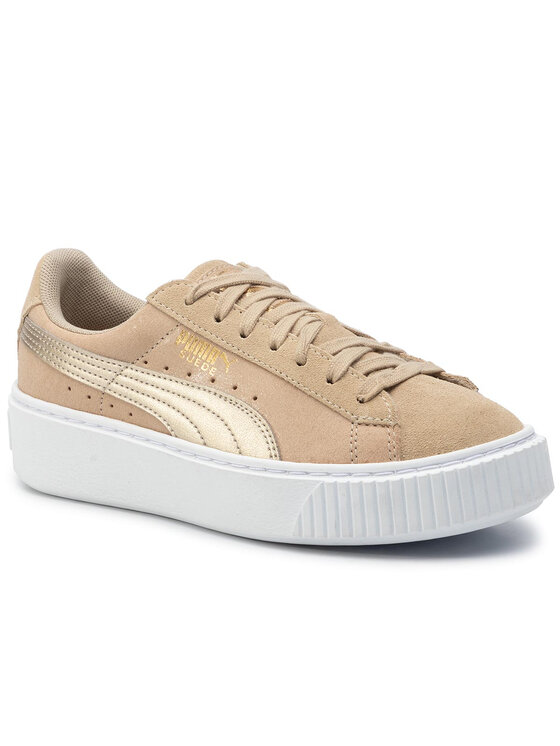 Puma Puma Снікерcи Suede Platform Bubble Wn's 364594 Бежевий