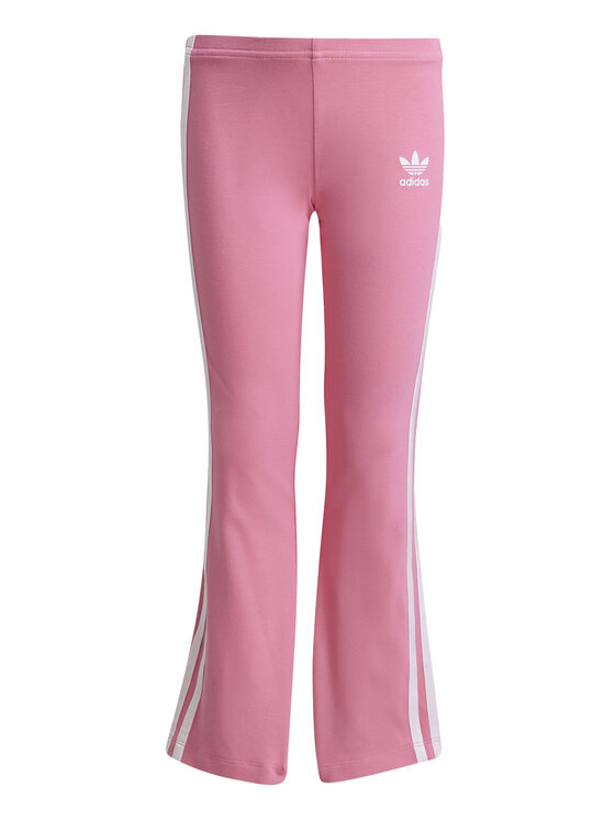 adidas adidas Pulóver és leggins szett JY3741 Rózsaszín Flared Fit