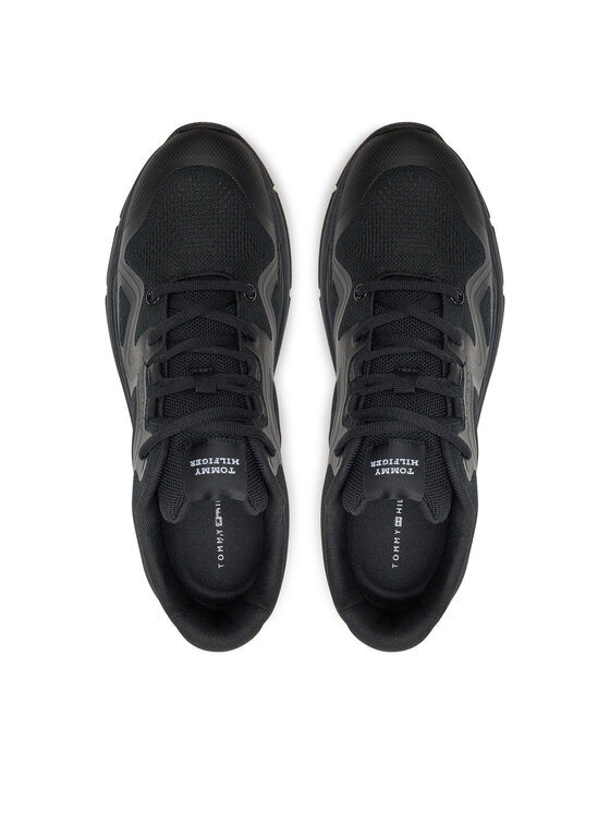 Tommy Hilfiger Tommy Hilfiger Αθλητικά M Runner Tech Knit FM0FM05109 Μαύρο