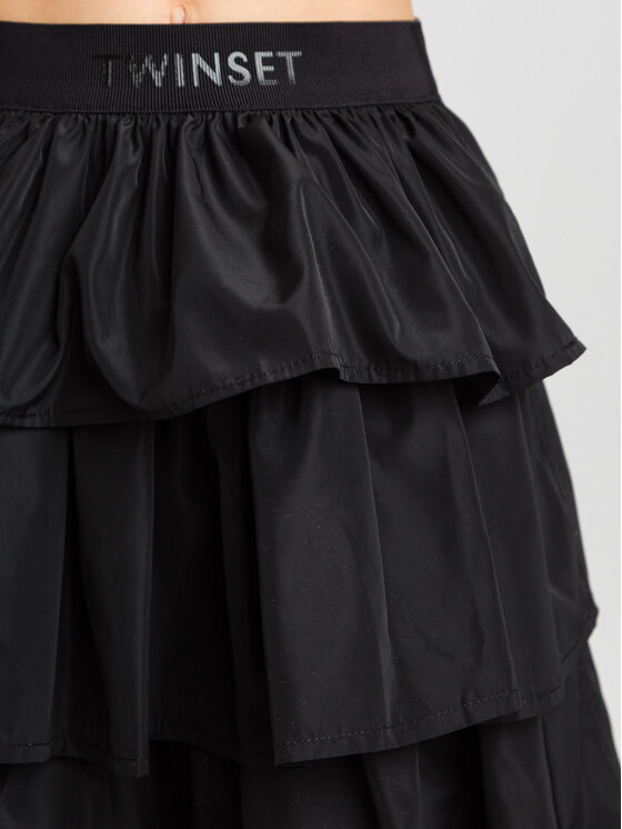 TWINSET TWINSET Komplet sweter i spódnica ołówkowa 222GJ3081 Biały Regular Fit