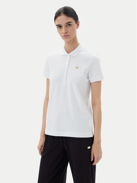 EA7 Emporio Armani Damskie Polo, rozmiar S, Białe, 7W000030 AF12450 U0002