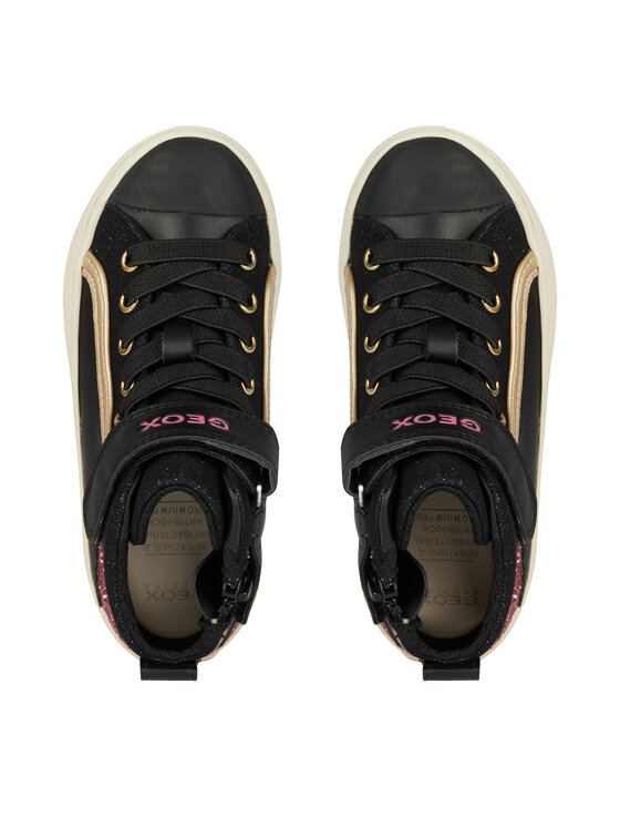 Geox Geox Сникърси J Kalispera Girl J944GM 054GN C9231 S Черен