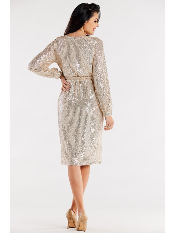 Awama Awama Abito da sera A565 Beige Basic Fit