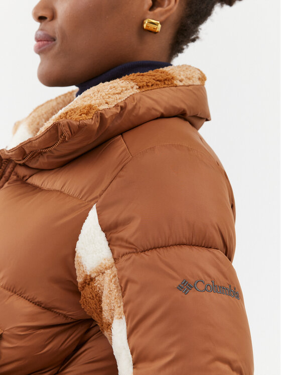 Columbia Columbia Télikabát Leadbetter Point™ Sherpa Hybrid Barna Regular Fit