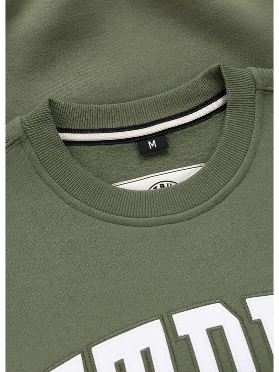 PITBULL PITBULL Bluza NORTON Zielony Regular Fit
