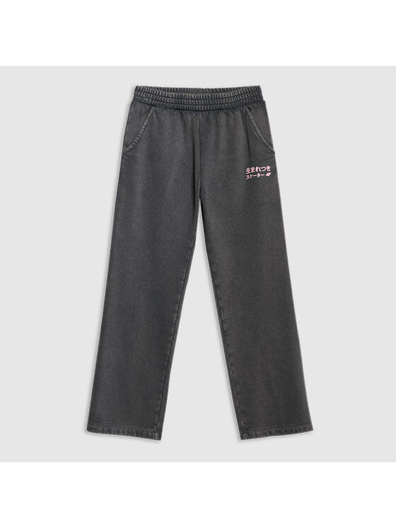 4F 4F Pantaloni da tuta 4FJRAW25TTROF1472-22S Nero Regular Fit