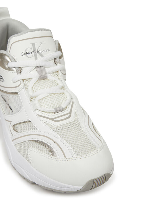 Calvin Klein Jeans Calvin Klein Jeans Sneakersy Retro Tennis Mesh Ml YW0YW01807 Biały