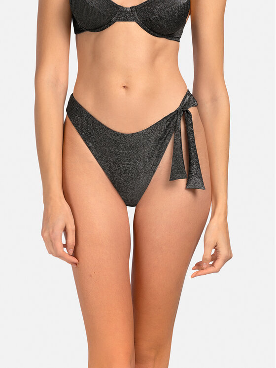 Miss Lou Miss Lou Dół od bikini D-LG3-CZ Czarny