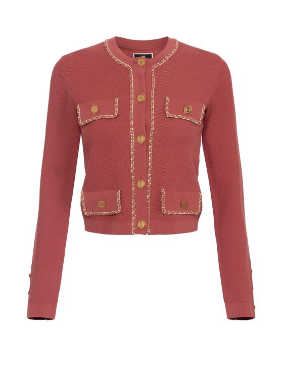Elisabetta Franchi Elisabetta Franchi Cardigan mk63b46e2-r25 Rosso Regular Fit