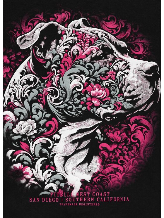 PITBULL PITBULL Bluza TATTOO Czarny Regular Fit