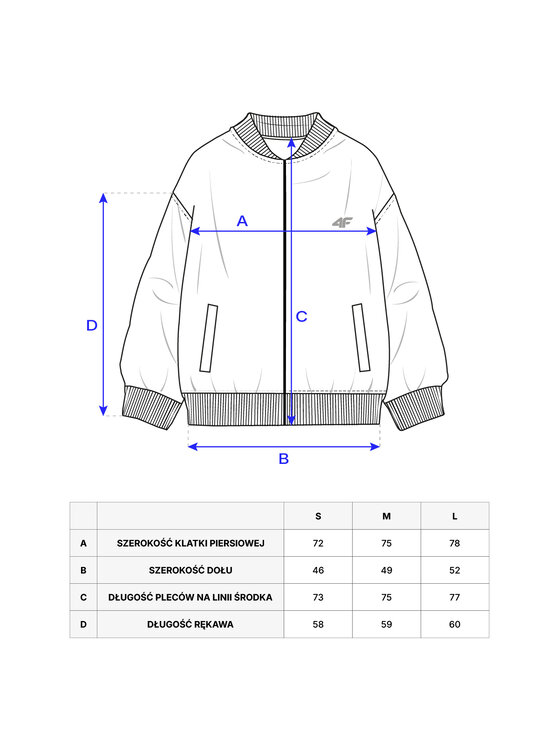 4F 4F Bluza FORNAL Czarny Oversize