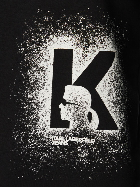 Karl Lagerfeld Jeans Karl Lagerfeld Jeans Світшот B3M20001 Чорний Regular Fit