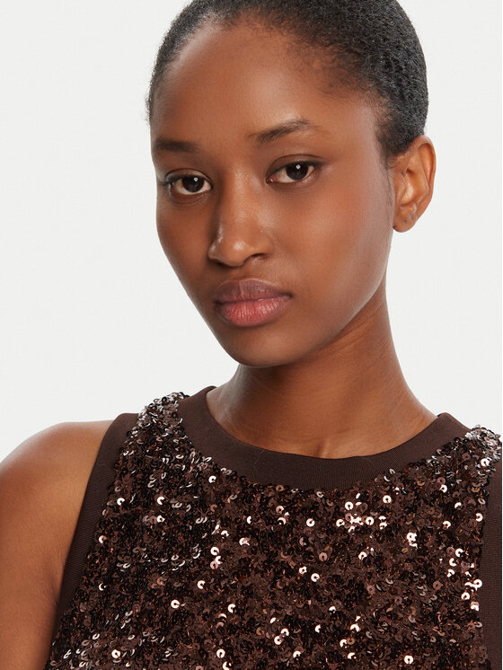 Marella Marella Top Filly 2523946051 Rjava Slim Fit