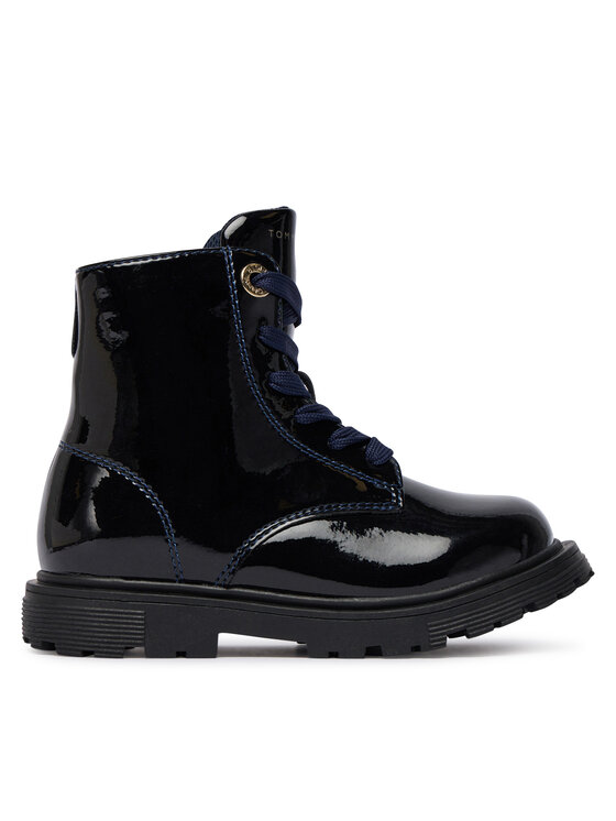 Tommy Hilfiger Tommy Hilfiger Зимни обувки Lace-Up Bootie T1A5-34005-1237 M Тъмносин