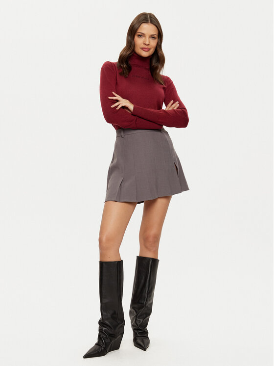 Guess Jeans Guess Jeans Гольф W4BR15 Z3HO2 Бордовий Regular Fit