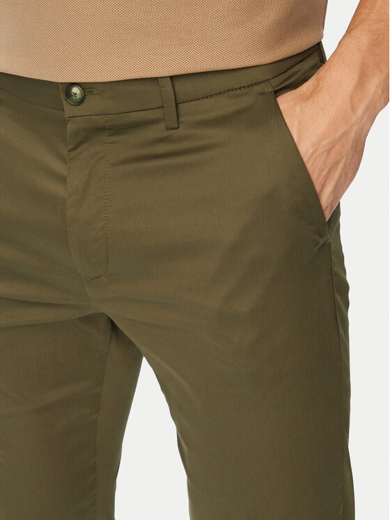 BOSS BOSS Chino hlače P-Kaiton1 50553841 Khaki Slim Fit