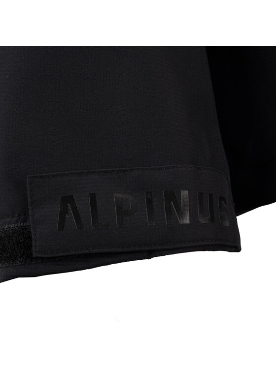 Alpinus Alpinus Kurtka przeciwdeszczowa Carniche 15K Czarny Regular Fit