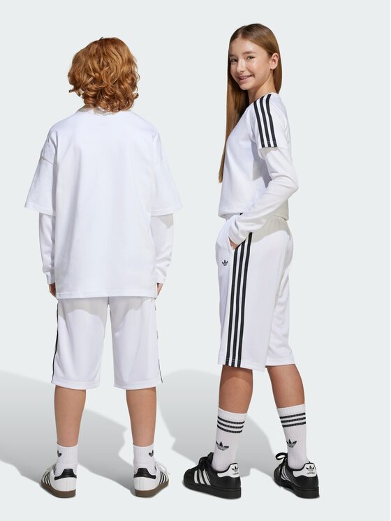 adidas adidas Szorty sportowe 150951 Biały Loose Fit