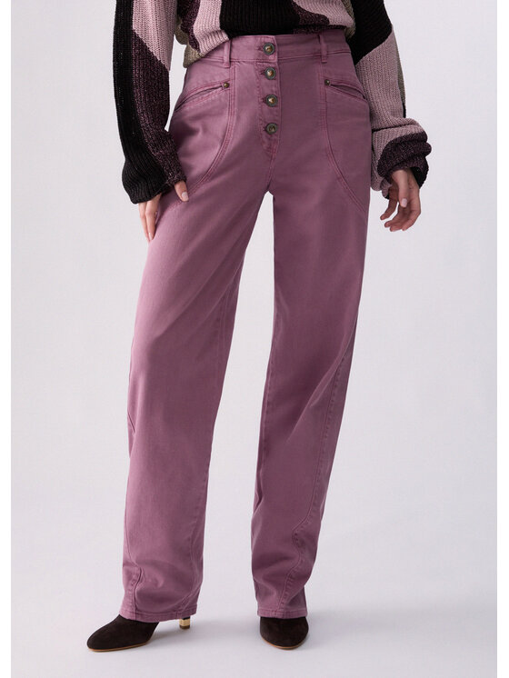 Liu Jo Liu Jo Pantaloni di tessuto WF6114T181971610 Rosa Regular Fit