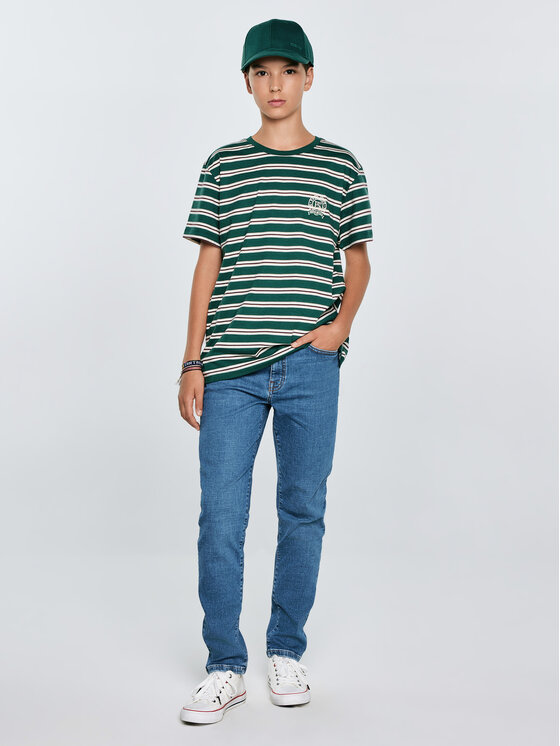 BIG STAR BIG STAR Jeansy ERIC Niebieski Skinny Fit