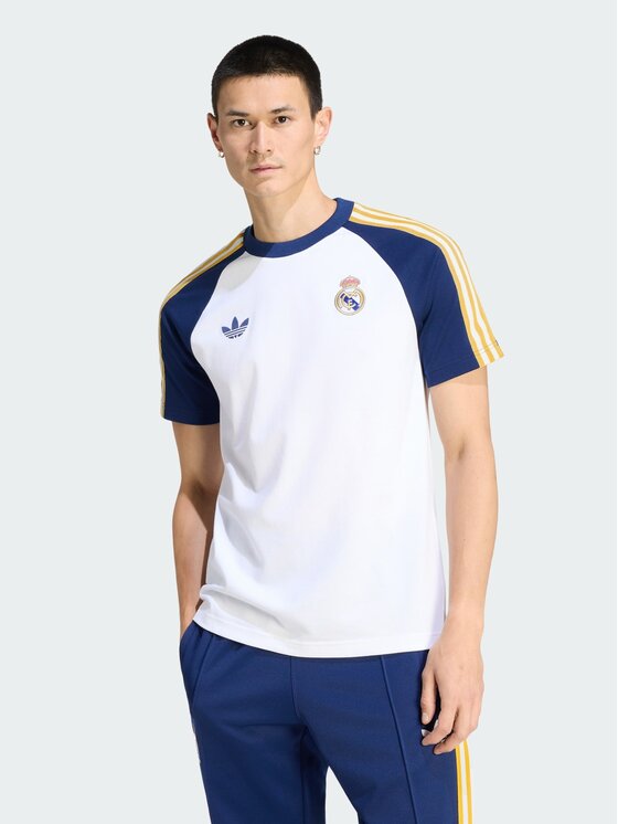 adidas adidas Koszulka techniczna 161829 Biały Slim Fit