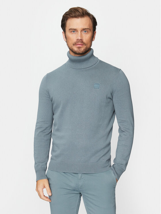 BOSS Boss Поло Akiro 50498952 Син Regular Fit