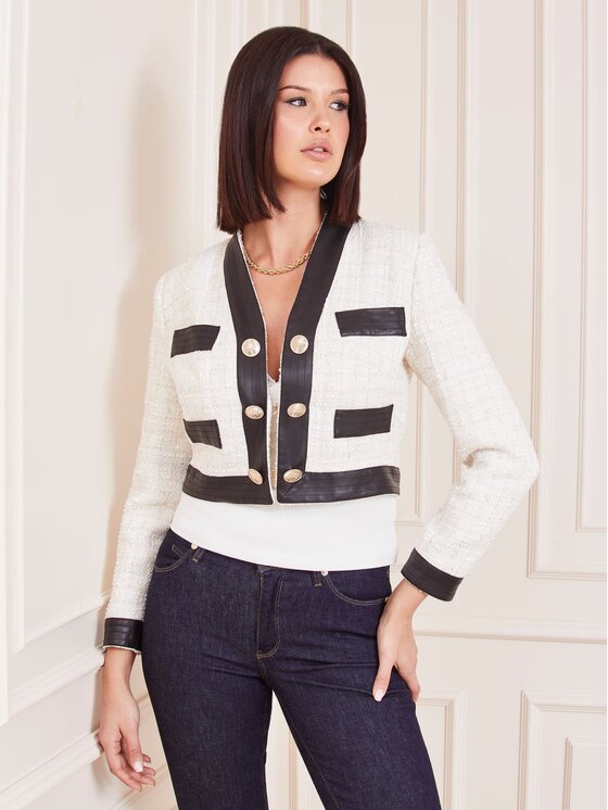 Guess Guess Giacca da abito 163867 Beige Classic Fit