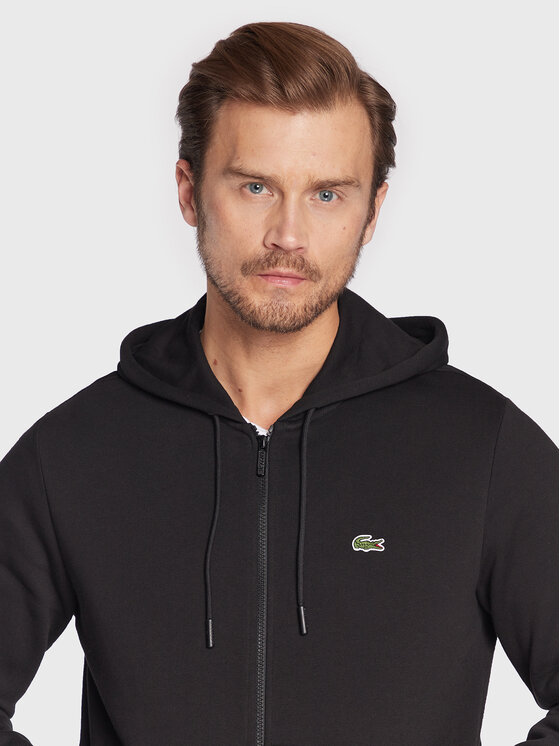 Lacoste Lacoste Majica dugih rukava SH9626 Crna Classic Fit