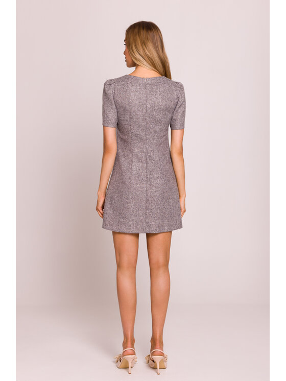 Made of Emotion Made of Emotion Sukienka letnia M855 Czarny Premium Fit