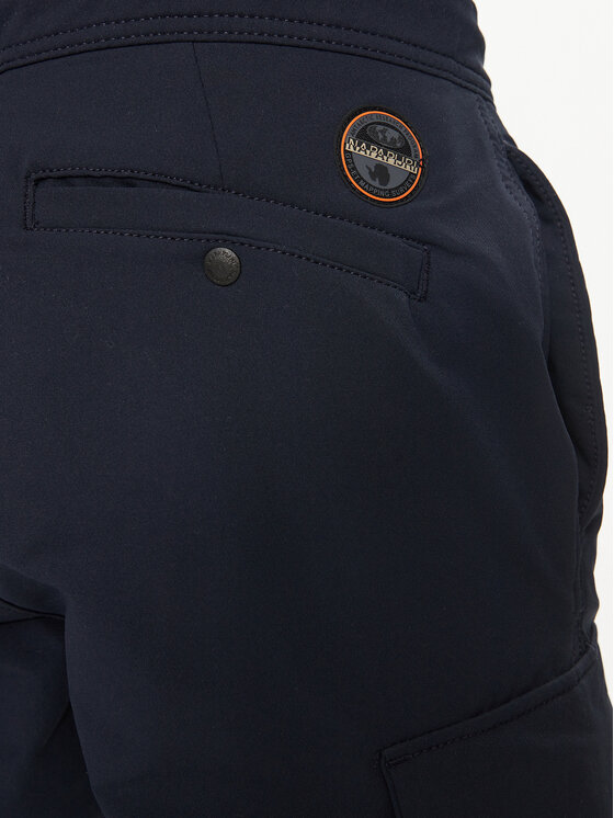 Napapijri Napapijri Kalhoty z materiálu M-Broc NP0A4IK3 Tmavomodrá Regular Fit