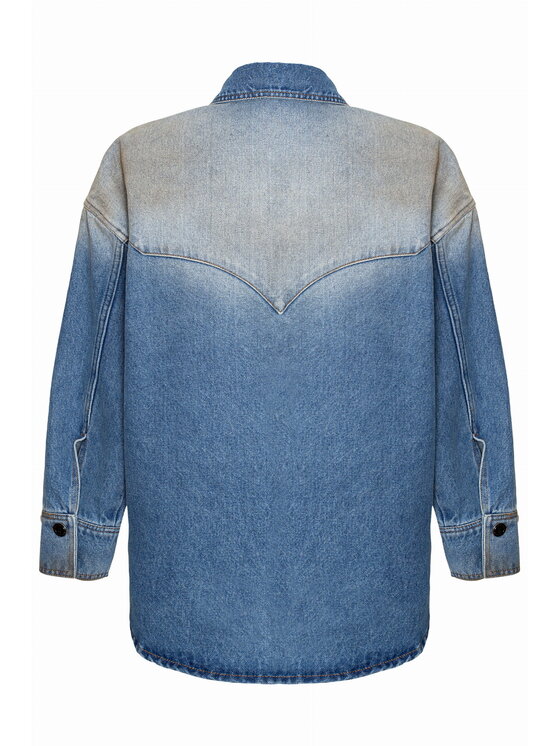 Magda Matyja Magda Matyja Koszula jeansowa Kyoto Jeans Niebieski Oversize