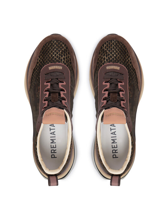 Premiata Premiata Sneakersy Hill Var 8547 Brązowy ciemny
