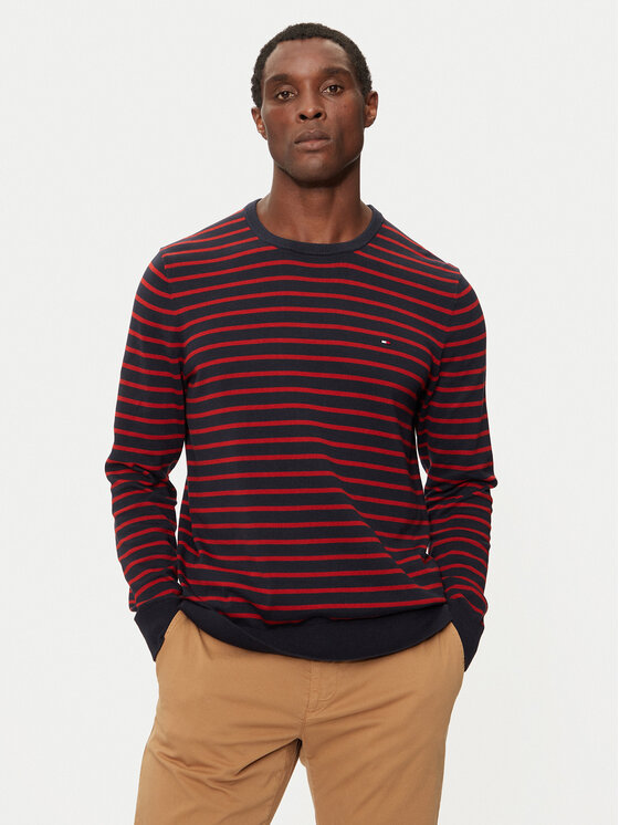 Férfi Sweater Tommy Hilfiger, Méret: S, Sötétkék, Essential MW0MW14748
