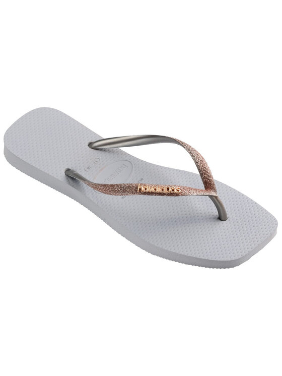Havaianas Havaianas Παντόφλες HAVAIANAS Ciabatta Donna Hav. Square glitter 4148102.3498 Grigio Γκρι