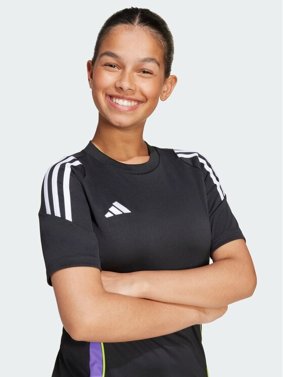 adidas adidas Koszulka techniczna Tiro 24 Jersey Czarny Regular Fit