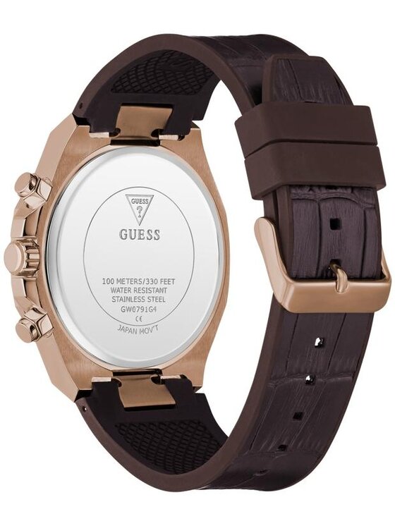 Guess Guess Hodinky GW0791G4 Hnedá