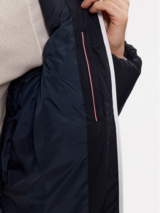 Tommy Hilfiger Tommy Hilfiger Зимно яке Tech Stand Collar MW0MW27586 Тъмносин Regular Fit
