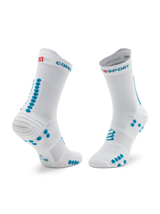 Compressport Compressport Klasické ponožky Unisex Pro Racing V4.0 Run High XU00046B Bílá