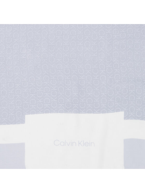 Calvin Klein Calvin Klein Chusta Geo Minimal Scarf 130X130 K60K610227 Niebieski
