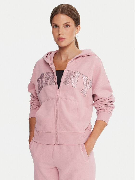 DKNY Sport DKNY Sport Pulóver DP5J9670 Rózsaszín Regular Fit