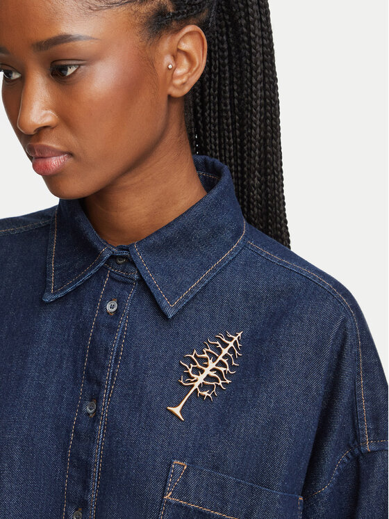 Weekend Max Mara Weekend Max Mara Брошка Legno 2625756105650 Золотий