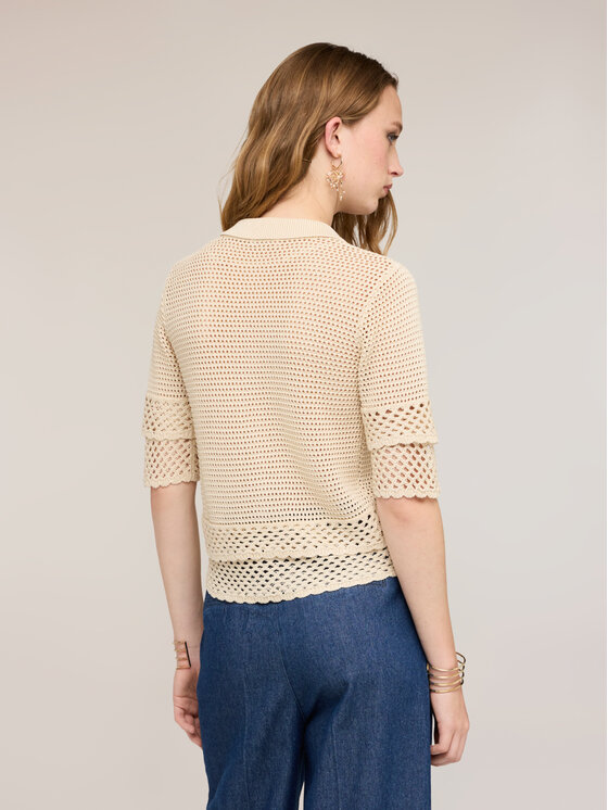 Motivi Motivi Maglione M202W003911N002 Crema Regular Fit