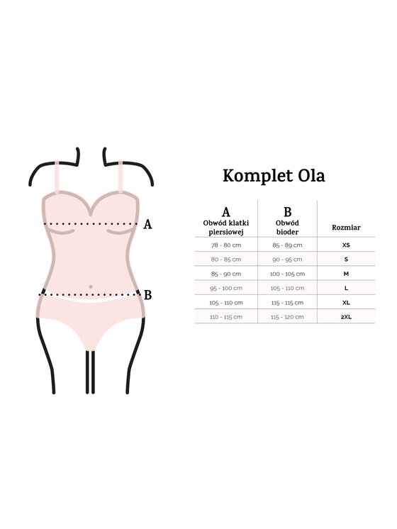 DKaren Lingerie DKaren Lingerie Komplet bielizny Ola Écru Close Fit