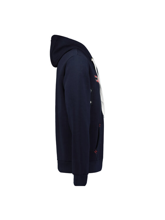 Geographical Norway Geographical Norway Bluza WT1880H/GN-NAVY Granatowy Reglan Fit