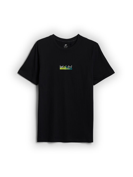 4F 4F T-Shirt IRON MODE Czarny Regular Fit