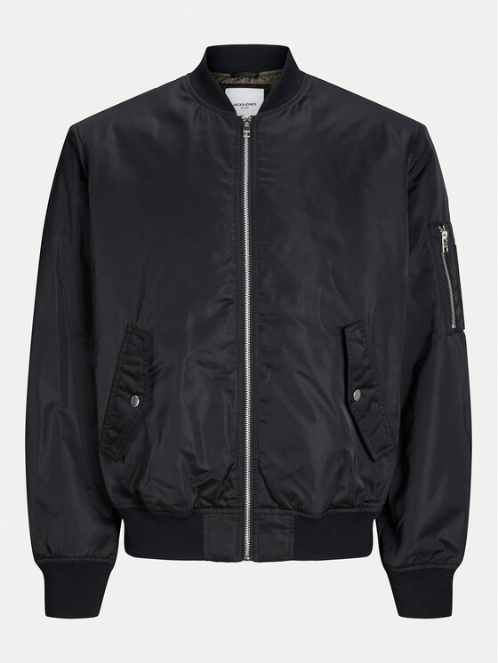 Jack & Jones Jack & Jones Geacă bomber Ocean 12256857 Negru Regular Fit