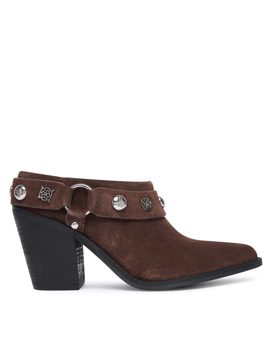 Guess Guess Klapki FLTSAN SUE09 Brązowy ciemny